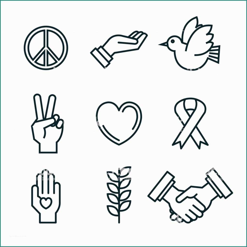 Simbolo Handicap Dwg E Smbolos De Paz Para Los Iconos Del Da Internacional De
