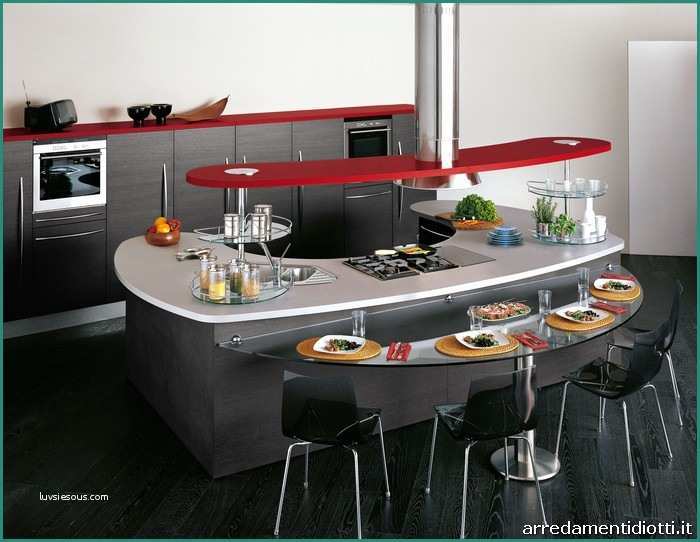 Snaidero Cucine Moderne E Cucina Ponibile Con top Curvo Skyline Diotti A&f
