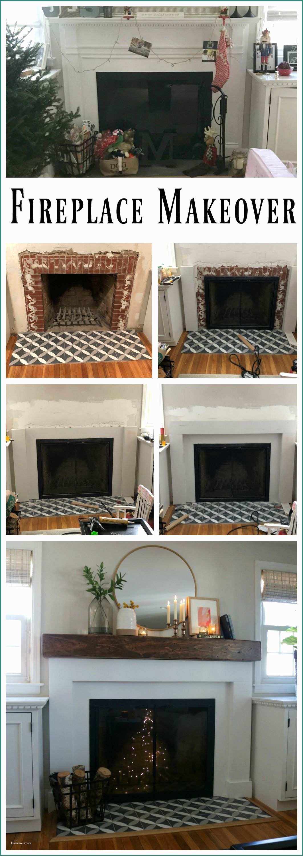 Soggiorno Con Camino E Fireplace Makeover and Styled with Decor From Tar