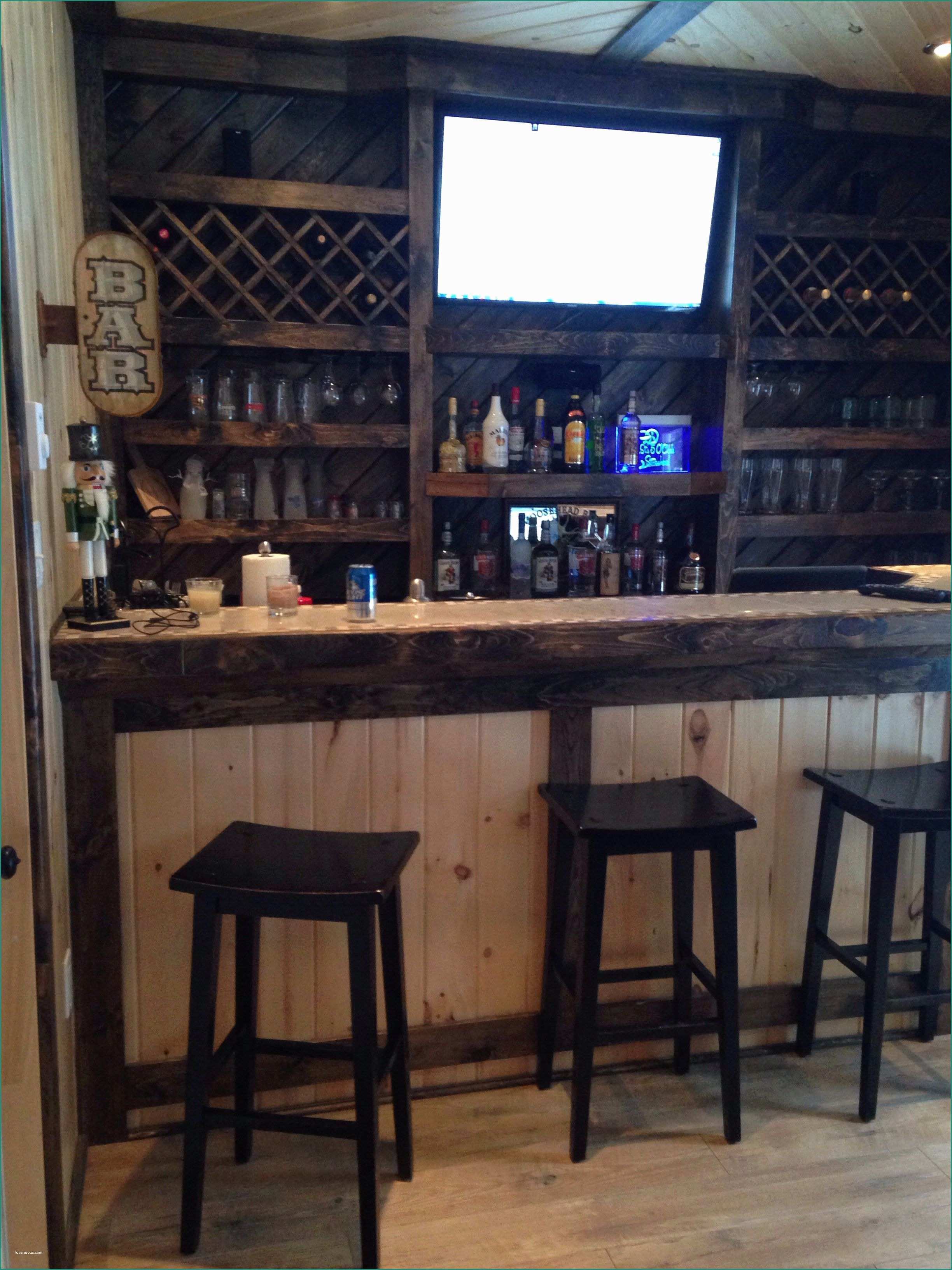 Soppalco In Legno Per Garage E Garage Bar Idea for the Hubby S Man Cave Like This but How Would