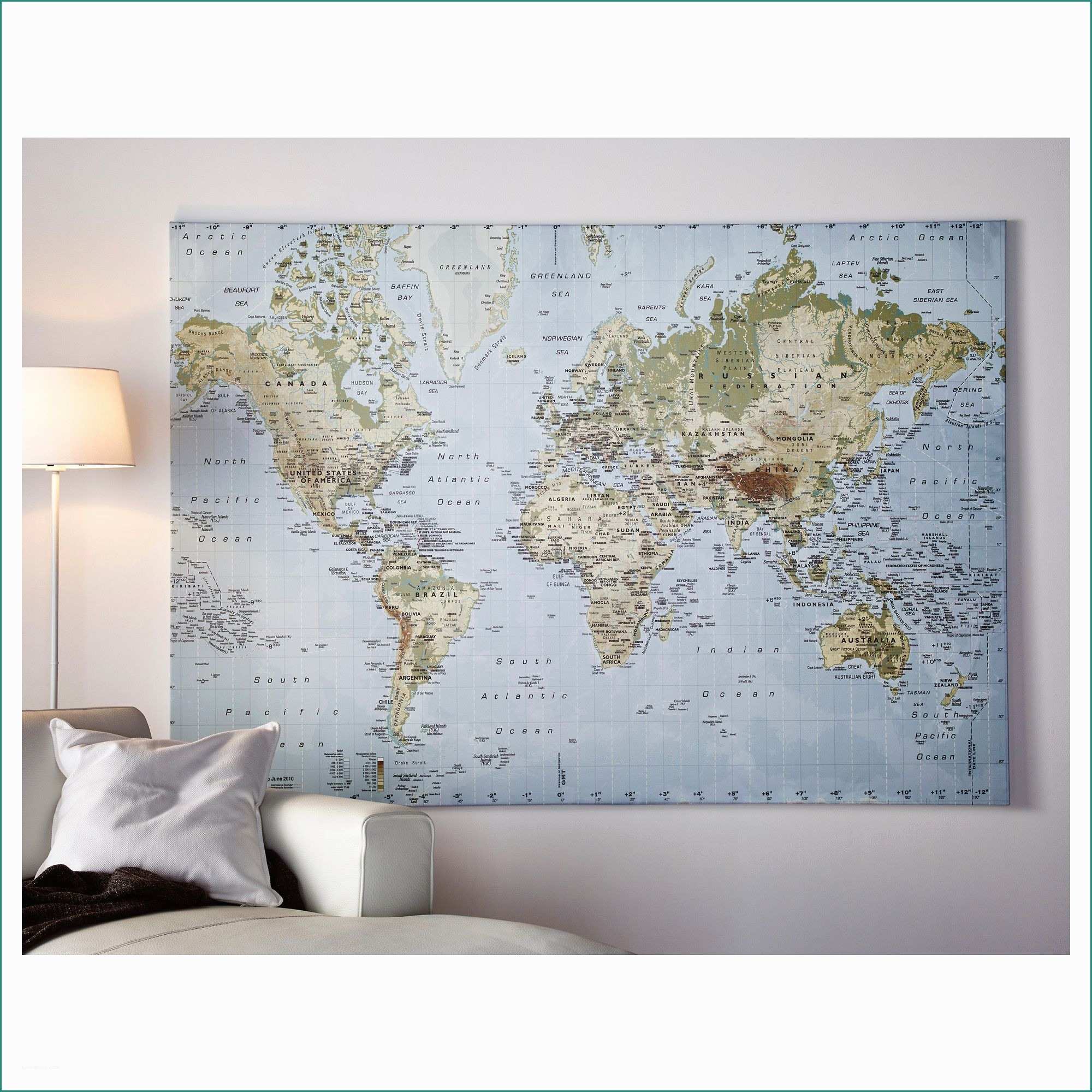 Stencil Parete Ikea E Ikea World Map Boys Bedroom Pinterest