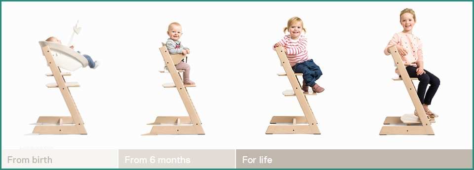 Stokke Tripp Trapp E the original Tripp Trapp High Chair for Babies From Stokke