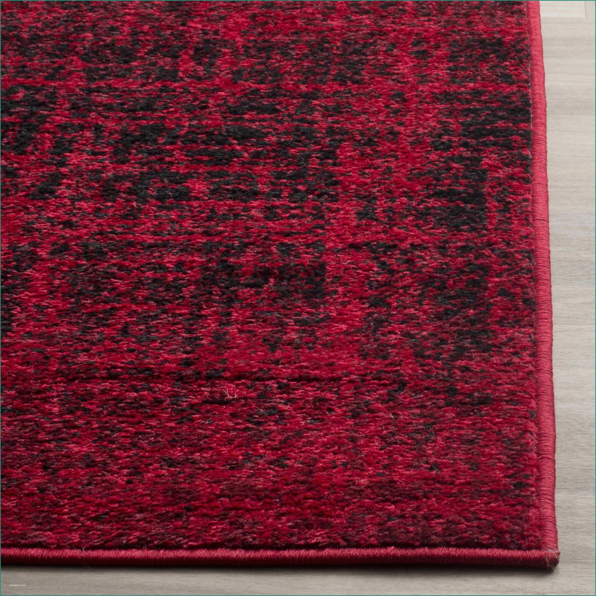 Tappeti A Metraggio E Safavieh Adirondack Collection Adr116f Red and Black Modern Abstract