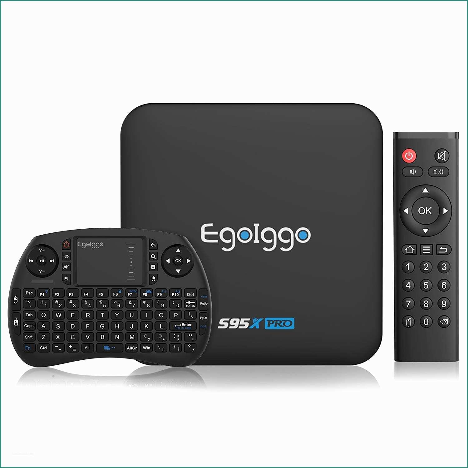 Timvision Vs Netflix E 2gb 16gb S905x] Tv Box Con Mini Tastiera Wireless Egoiggo S95x Pro