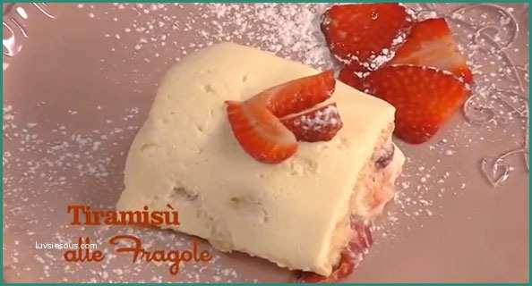 Tiramisu Yogurt Greco Benedetta Parodi E Ricetta Biscotti torta Tiramisu Fragole Parodi