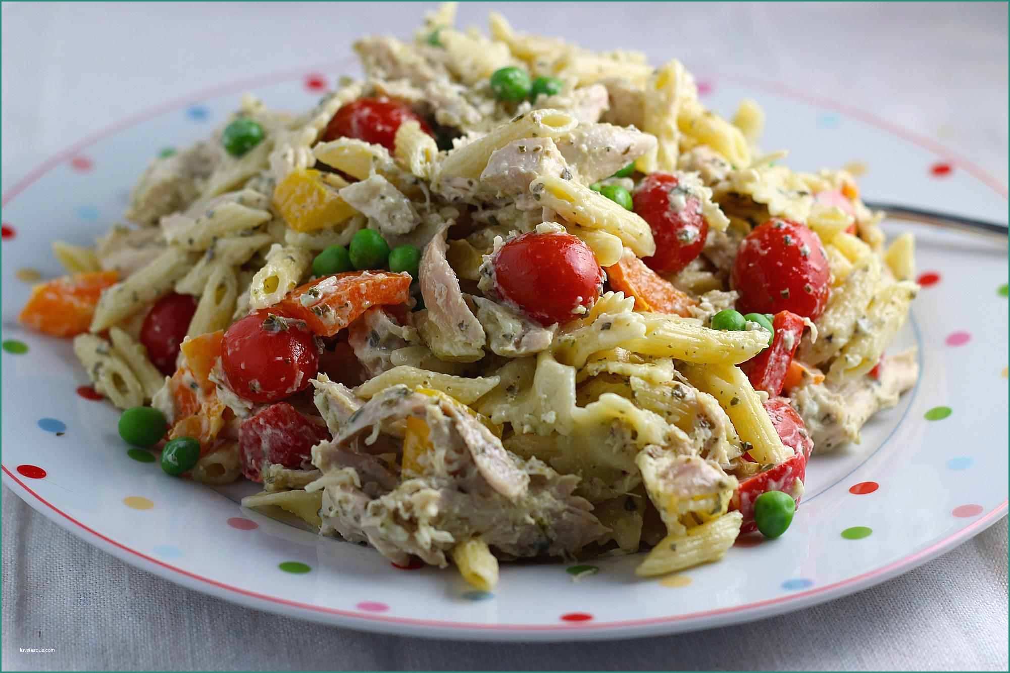 Trofie Al Pesto Genovese E Pesto Chicken Pasta Salad Recipes