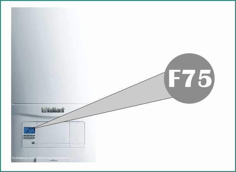 Vaillant Errore F E Vaillant Boiler Error Code F75