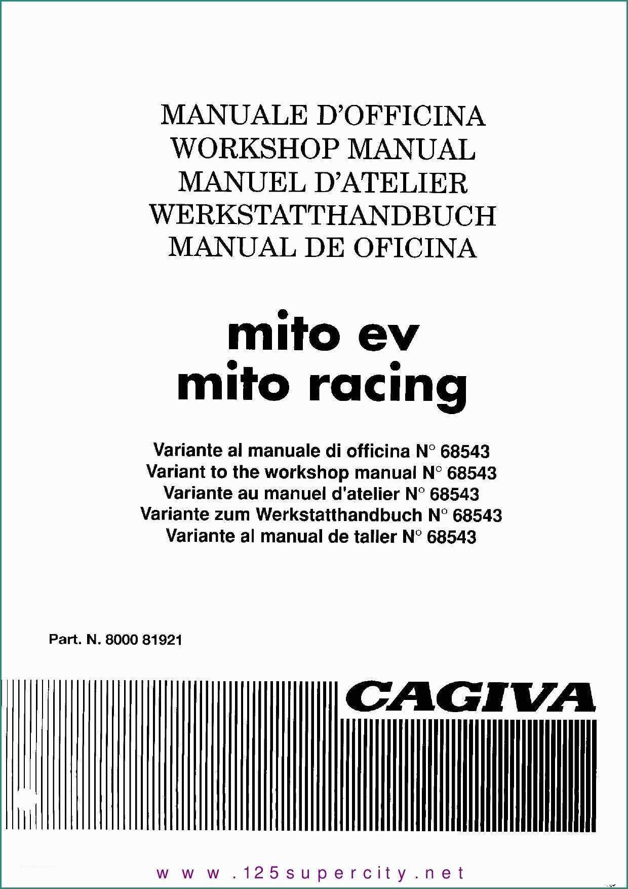 Vendo attrezzatura Officina Usata E Manuel Cagiva Mito Ev Racing 95 by Christ Cfouq issuu
