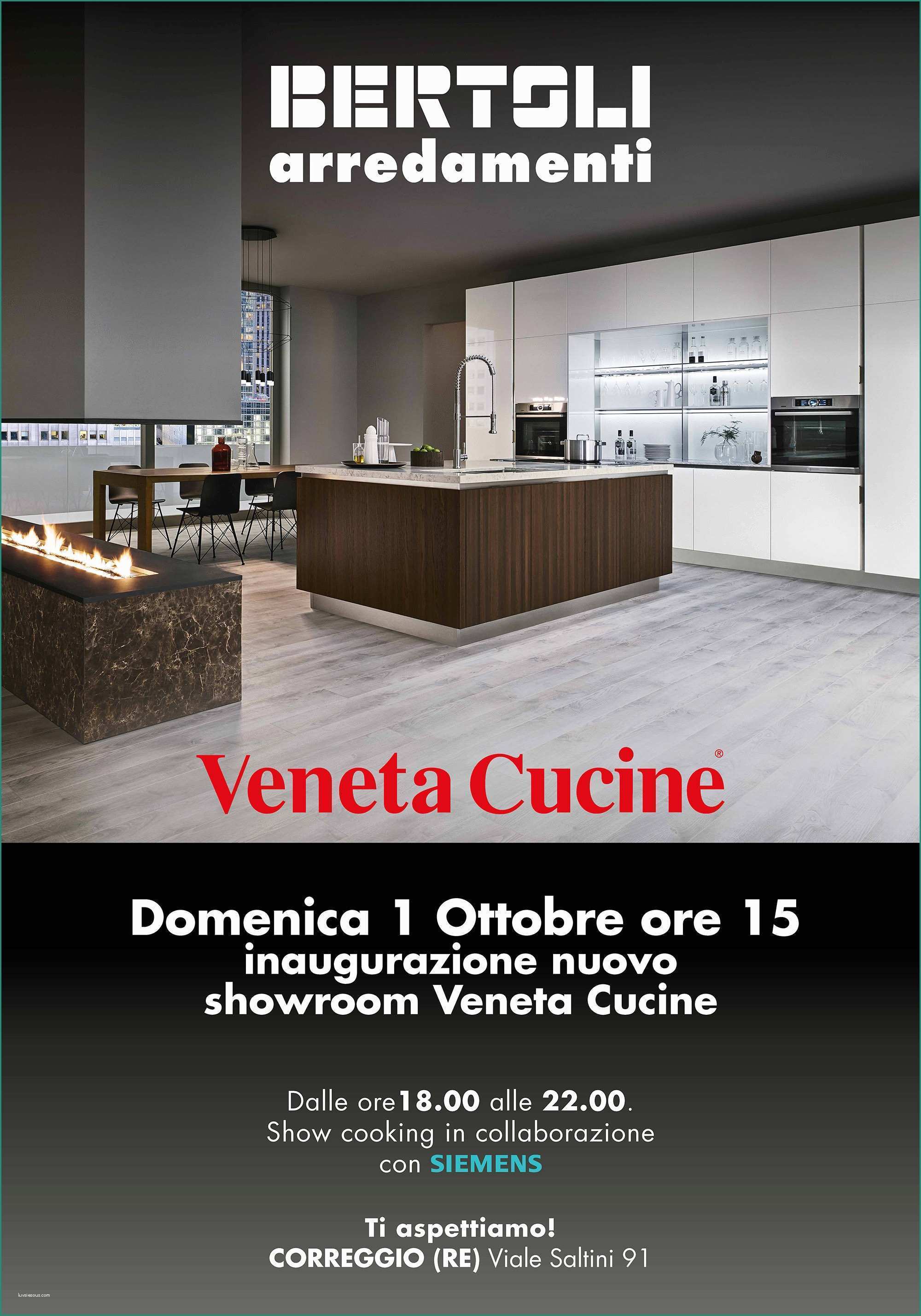 Veneta Cucine Firenze E Bertoli Arredamenti Inaugura Il Nuovo Showroom A Correggio
