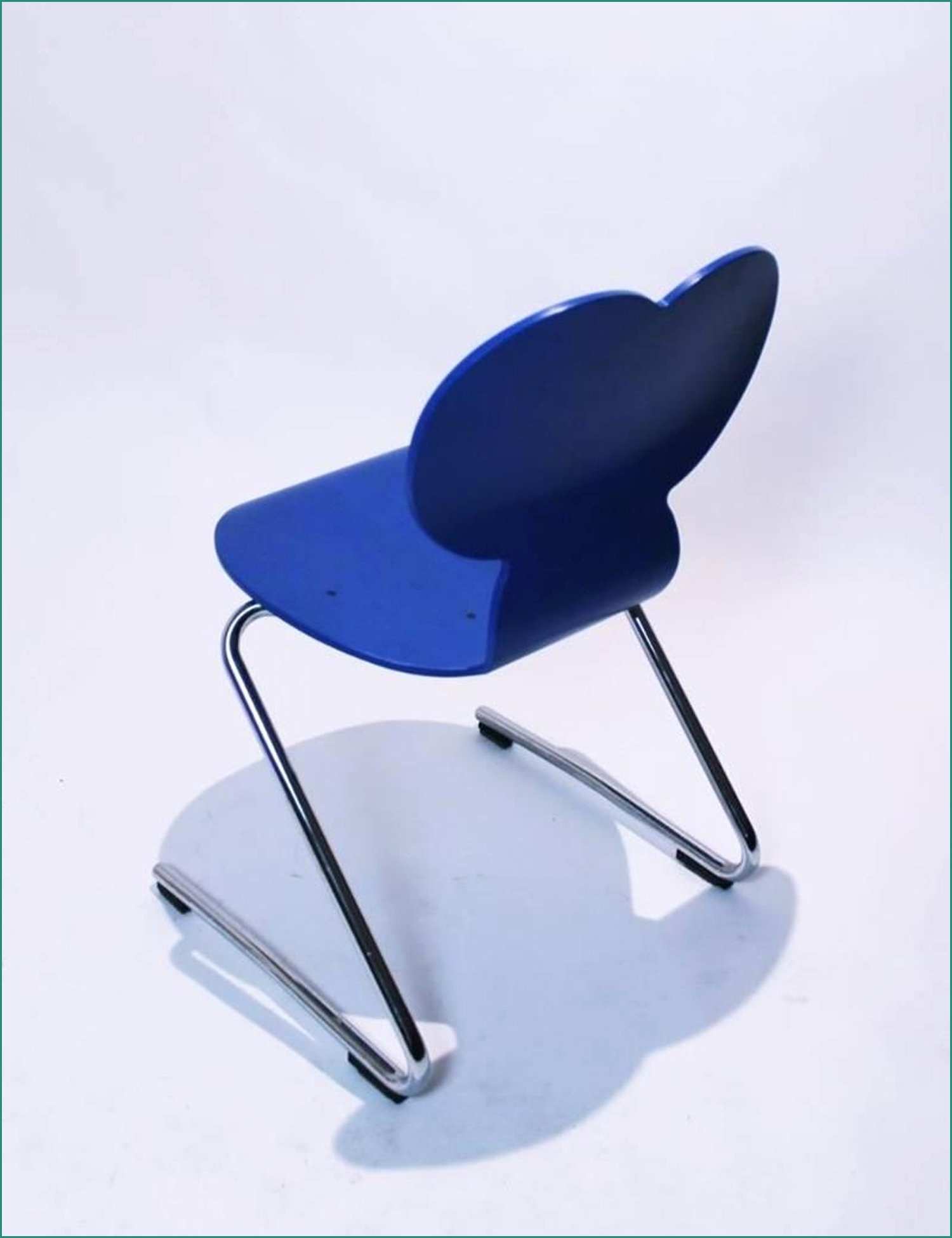Verner Panton Chair E Pantoflex Mickey Mouse Chair In Blue by Verner Panton for Vs Möbel