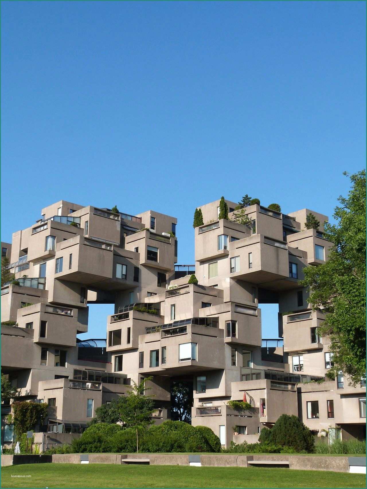 Ville Moderne Progetti E Project Habitat 67 Location Montréal Canada Architect Moshe