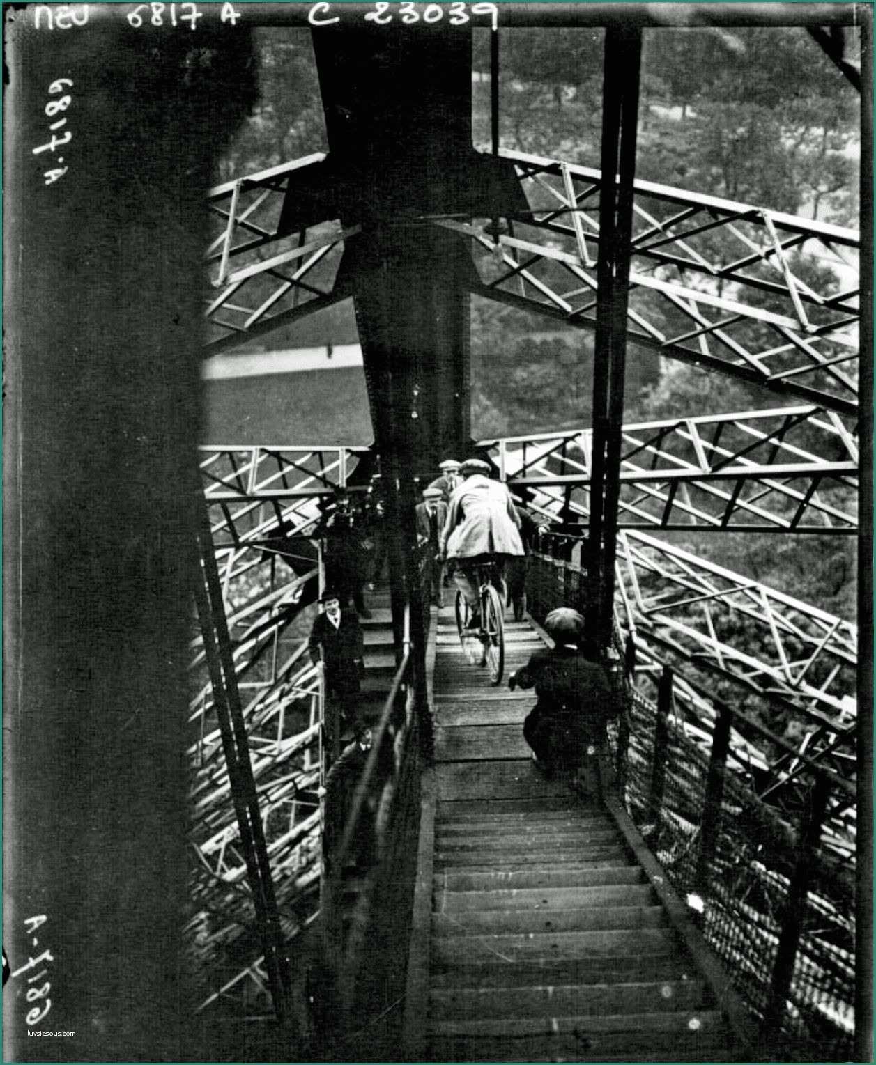 Www Investireoggi It E Cycling Down the Eiffel tower 1923 Read More Photos