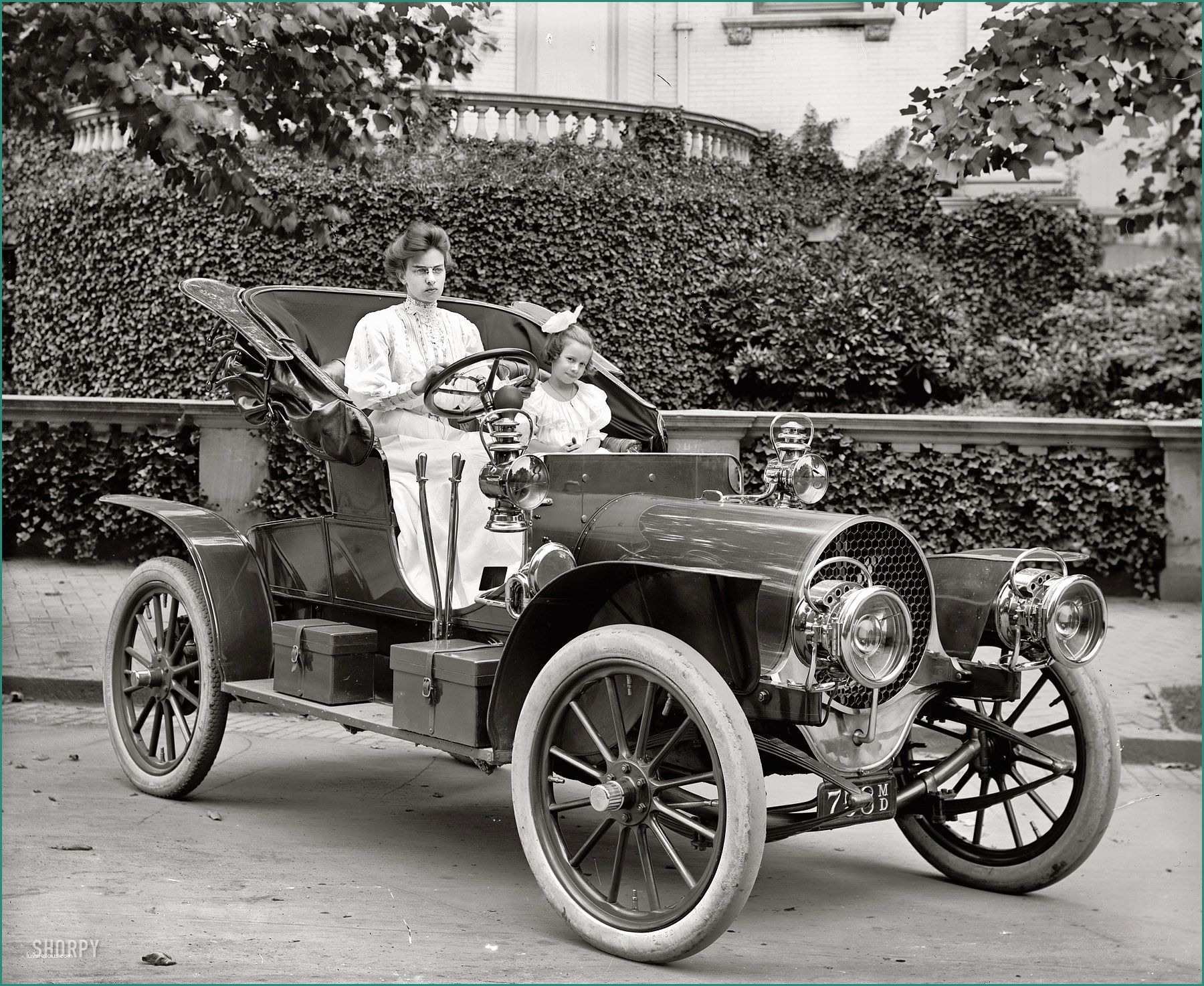 Www Investireoggi It E Washington D C Circa 1908 "mrs F S Bliven In Auto